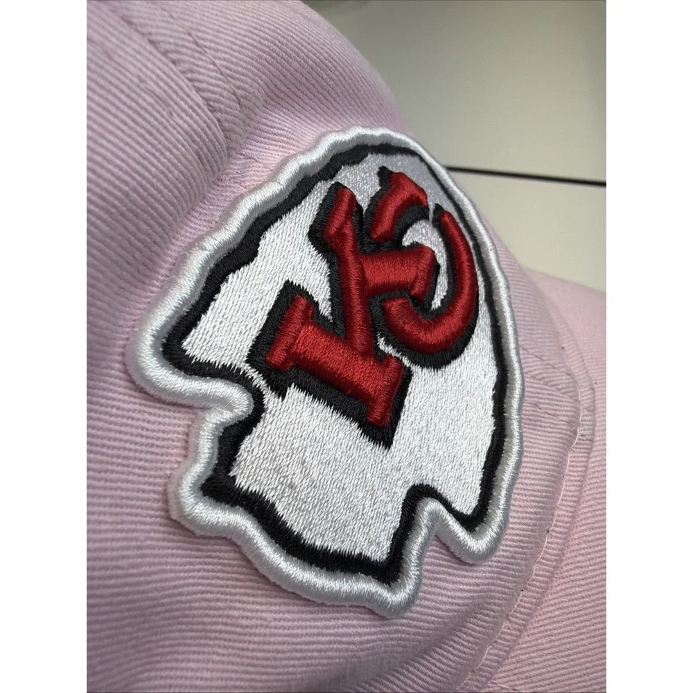New Era Kansas City Chiefs NFL 9TWENTY Women's Adjustable Cap Hat Pink/White
